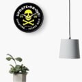 Relógio de Parede Skull Yellow