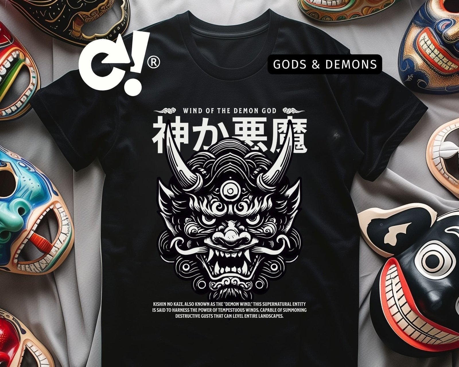 Oni Mask Unisex t-shirt