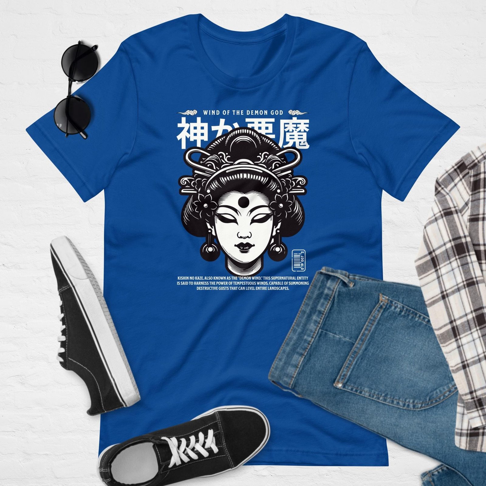 unisex-staple-t-shirt-true-royal-front-65da257ad7478.jpg Gueixa Unisex t-shirt