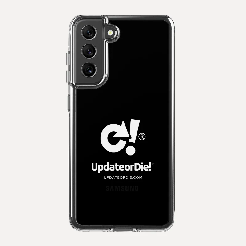 Phone Case Update or Die! Black